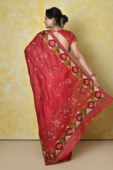 Red Banarasi Silk Saree